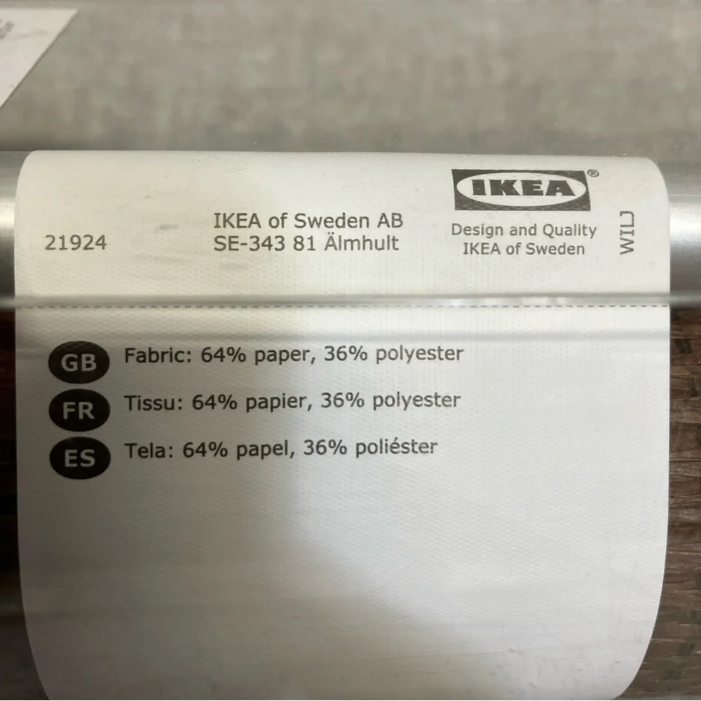 IKEA 21924 Brown Window Shade Blind 604.598.86 27” x 76.75